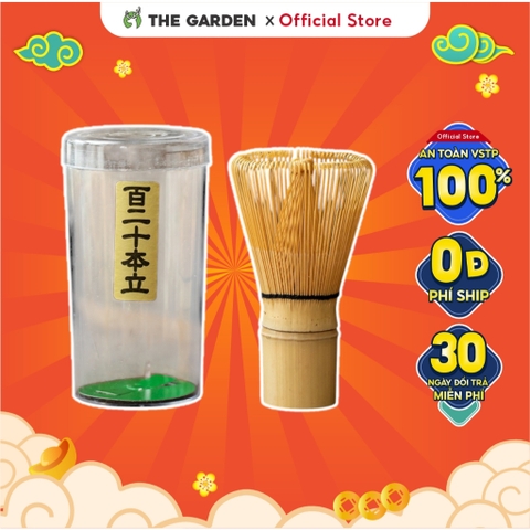 Chổi chasen đánh trà xanh matcha | Chất liệu tre cao cấp| 80 - 100 - 120 Sợi