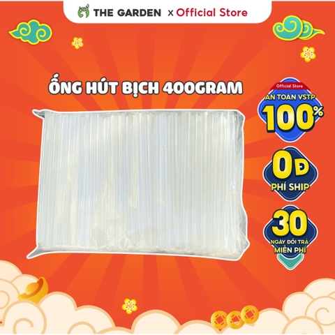 Bịch ống hút trân châu có màng bọc gói 400gram (160 cái)