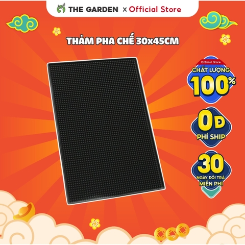 Thảm bar pha chế, thảm lót cao su quầy bar chống trượt, chống rỉ nước | Kích thước 30x45cm