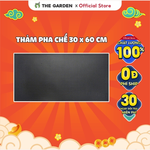 Thảm bar pha chế, thảm lót cao su quầy bar chống trượt, chống rỉ nước | Kích thước 30x60 cm