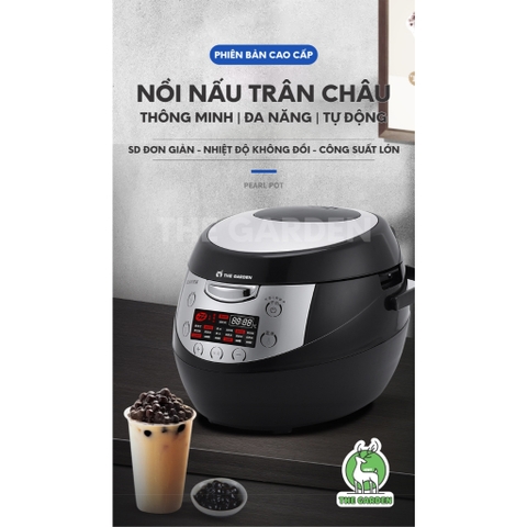 Nồi nấu trân châu tự động THE GARDEN 6L Tiếng Anh