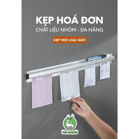 Thanh kẹp bill THE GARDEN thanh kẹp order , hóa đơn bằng inox 304 chiều dài 40cm