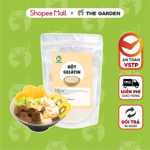 Bột Gelatin THE GARDEN làm thạch, chè khúc bạch | Gói 500g