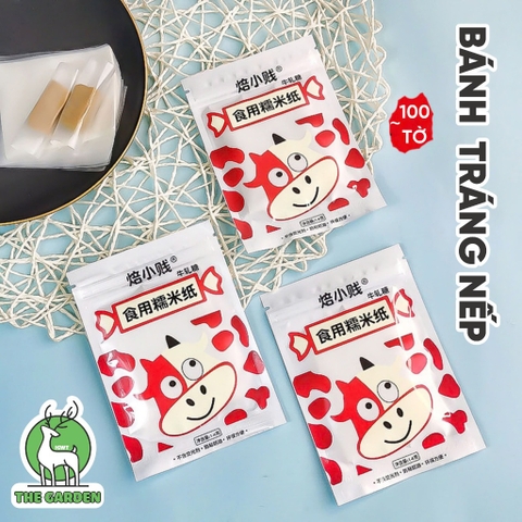 Giấy gạo gói kẹo nougat THE GARDEN 500 tờ/bịch