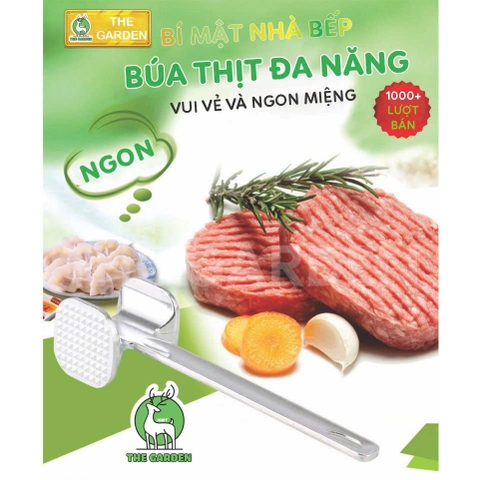 Búa đập đá | Chất liệu inox | Chiều dài 20cm