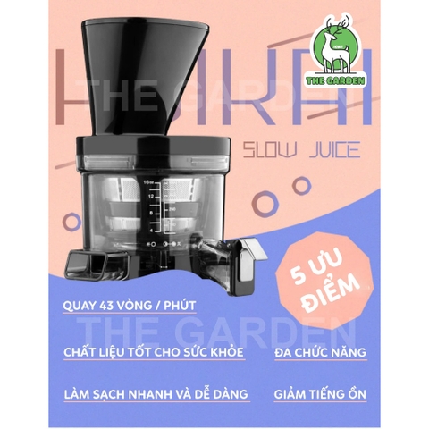 Máy ép chậm trái cây Hurom HU-19SGM