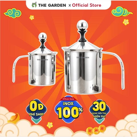 Ca đánh sữa lạnh latte inox | Dung tích 400ML và 800ML