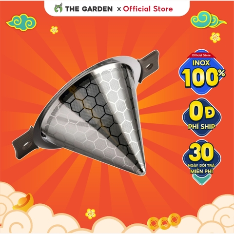 Phễu lọc trà 2 lớp Inox | Đường kính 23cm và 14.,5cm
