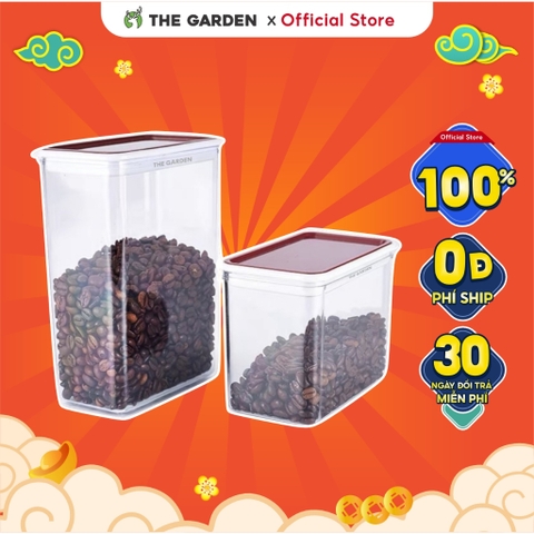 Hộp Nhựa Đựng Bột, Hạt, Cà Phê | Chất liệu Nhựa PC | Dung tích 700ml và 1,5L