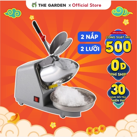Máy Bào Đá THE GARDEN TG-50 | 2 lưỡi inox | 2 nắp | 500W