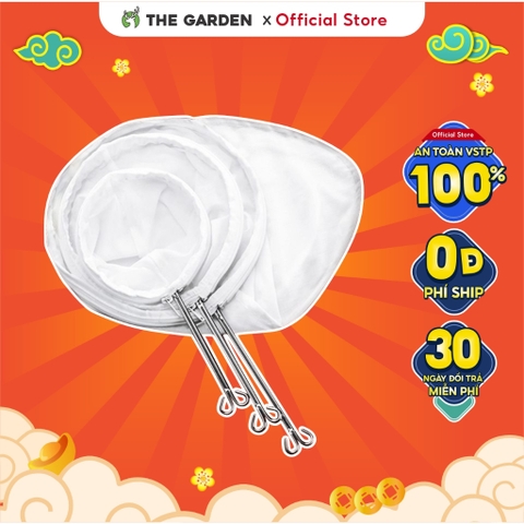 Vợt vải lọc trà, cán inox | Đường kính 13 - 19 - 23 cm
