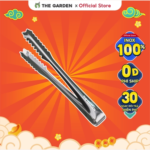 Kẹp gắp thức ăn inox 19cm