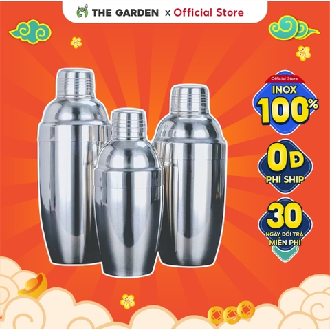 Bình lắc Shaker | Chất liệu inox | Dung tích 350ml 550ml 750ml