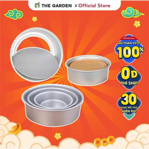 Khuôn nướng bánh tròn đế rời | Nhôm đúc | Nhiều kích thước
