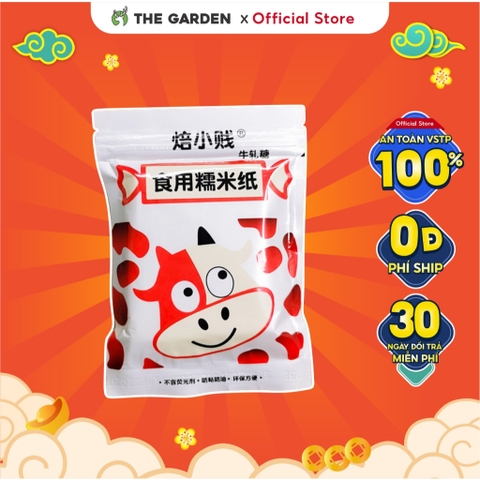 Giấy gạo gói kẹo nougat THE GARDEN 500 tờ/bịch
