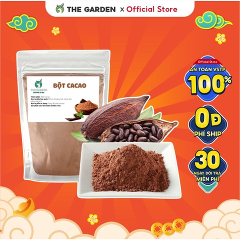 Bột Cacao đắng nguyên chất THE GARDEN | Gói 500g