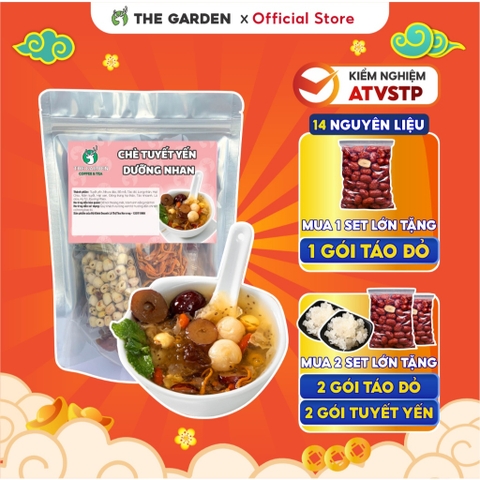 Chè dưỡng nhan tuyết yến THE GARDEN nấu 30 chén 500g