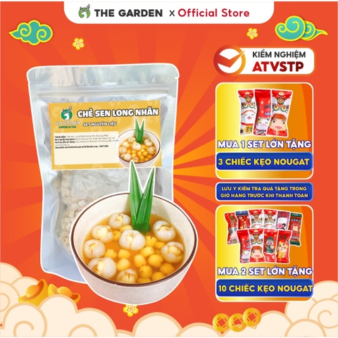 Set Chè Sen Long Nhãn THE GARDEN | Thành phẩm 30 chén