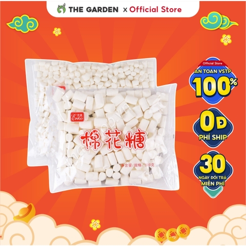 Kẹo bấc Marshmallow Erko | Giảm đường 20%  | Túi  500gram (nguyên gói)