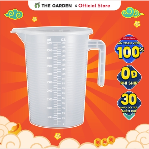 Ca đong nhựa | Dung tích 5000ml | Có nắp