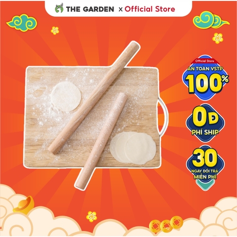 Cây lăn bột làm bánh | Chất liệu gỗ sồi | Kích thước 25 - 30 - 35 cm