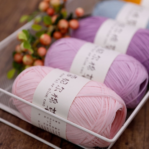 Sợi cỏ Chiffel móc mũ nón, túi xách 100g | Tada Craft