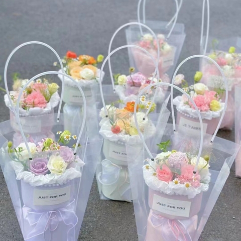 Túi nhựa hình thang trong suốt | Tada Craft