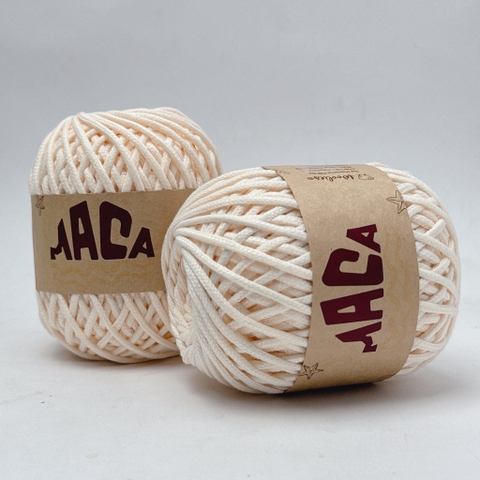 Sợi Maca trơn 3mm Woolies 200g | Tada Craft