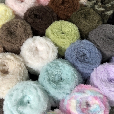 Len lông thỏ loang 100g | Tada Craft