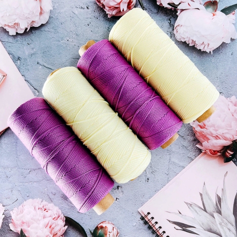 Sợi dệt trơn 2mm Craft Yarn 125g