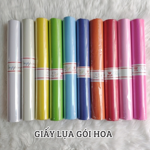 Giấy lụa, giấy vân long gói hoa (cuộn 12 mét)