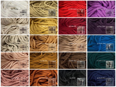 Sợi Cordy Maxi 3.5mm Craft Yarn 330g | Tada Craft