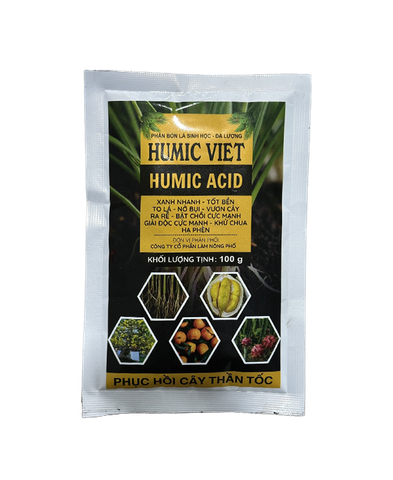 Phân bón lá Sinh Học - Đa Lượng HUMIC VIỆT - 100gr