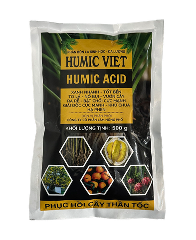Phân bón lá Sinh Học - Đa Lượng HUMIC VIỆT - 500gr