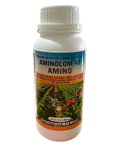 Phân bón lá Hữu Cơ - Sinh Học - Đa Lượng AMINOLO 40 AMINO - 500ml