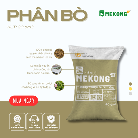 Phân bò Mekong TTS 20dm3