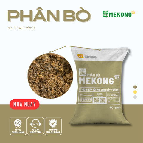 Phân bò Mekong TTS 40dm3