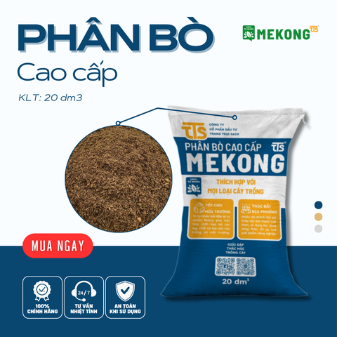 Phân bò cao cấp Mekong TTS 20dm3