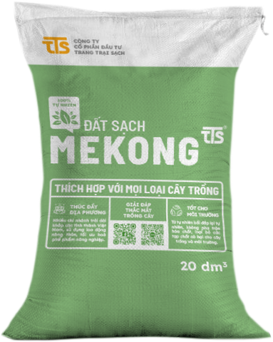 Giá thể Đất sạch Mekong TTS 20 dm3