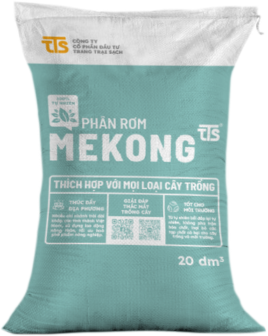 Giá thể Phân Rơm MeKong TTs 20 dm3