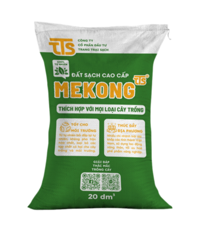 Giá thể Đất sạch Mekong TTS 20 dm3