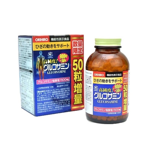 Viên Uống Bổ Xương Khớp Glucosamine Orihiro [900 Viên Tặng 50 Viên]