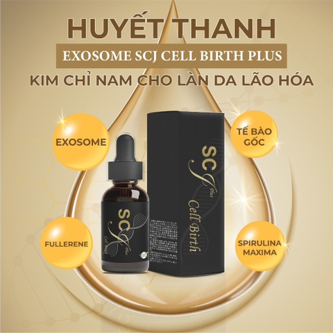 Huyết Thanh TBG Exosome SCJ Cell Birth Plus 10ml
