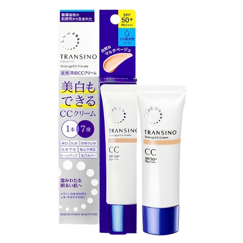 Kem Nền Chống Nắng Transino Tone Up CC Cream SPF50+ PA++++ 30g
