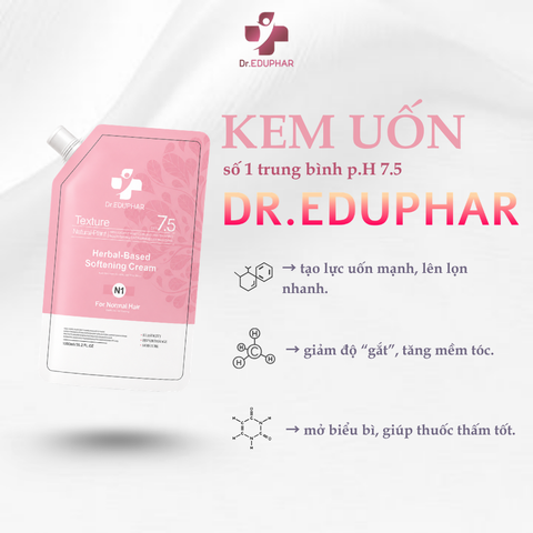 Dr. EDUPHAR Herbal-Based  Softening Cream For Normal Hair  (pH 7.5 )