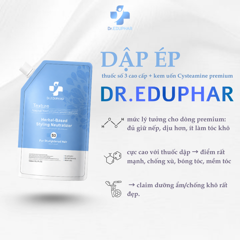 Dr. EDUPHAR Herbal-Based  Styling Neutralizer For  Straightened Hair (S3)