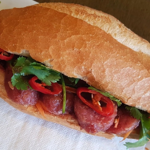 Grilled Pork Sausage Rollz