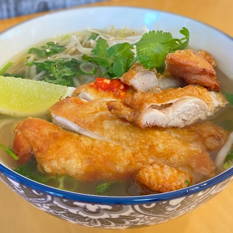 Crispy Chicken Pho Soup