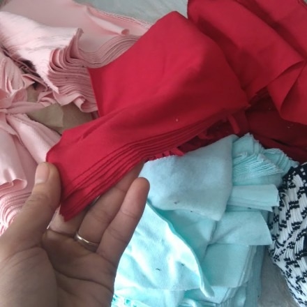 Vải lau cotton cỡ nhỏ