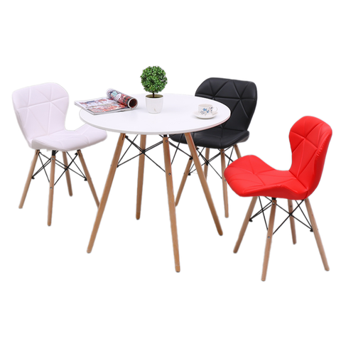 Bộ bàn tròn 3 ghế tiếp khách lễ tân hiện đại BBC-26